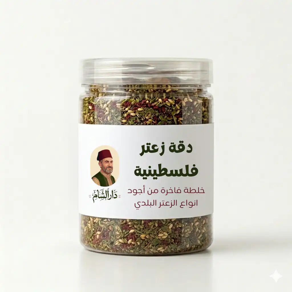 دقة زعتر فلسطينية أصلية – خلطة زعتر بلدي فاخرة